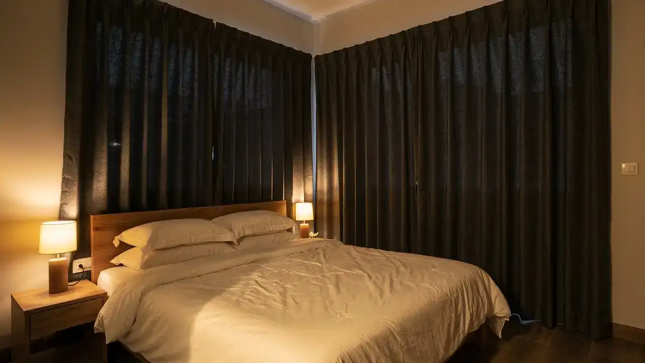 blackout curtain bedroom