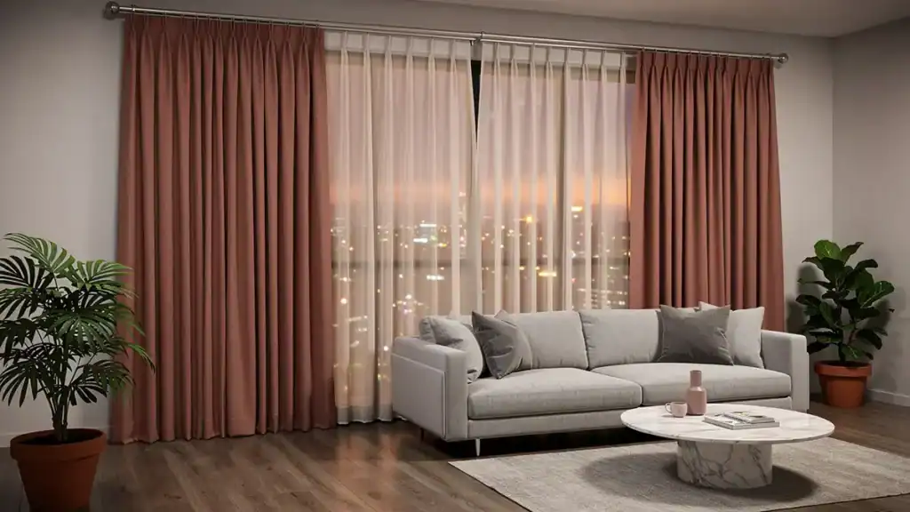 nice living room curtain